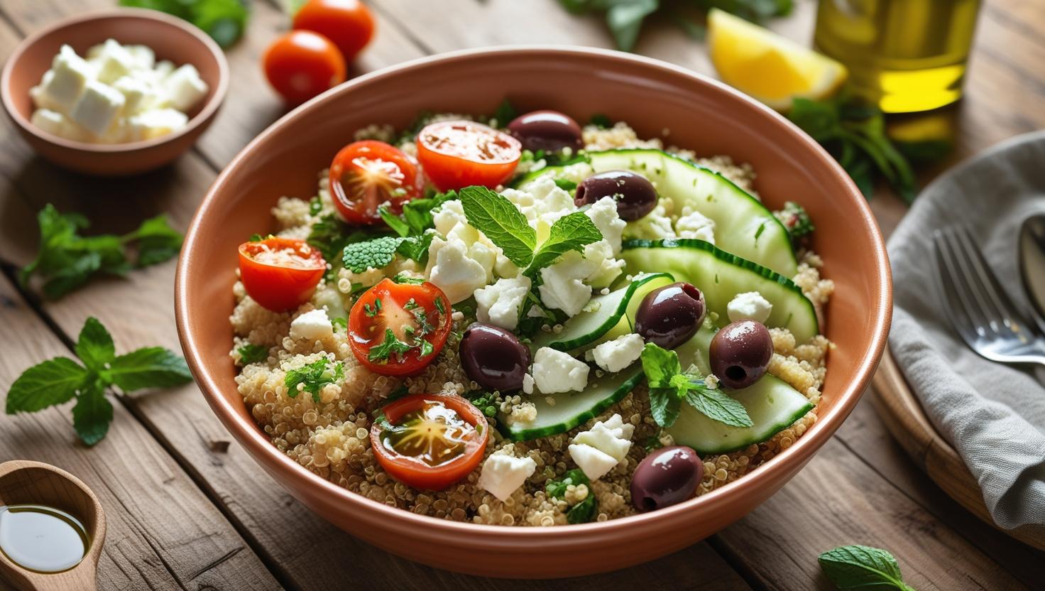 Mediterranean Quinoa Bowl